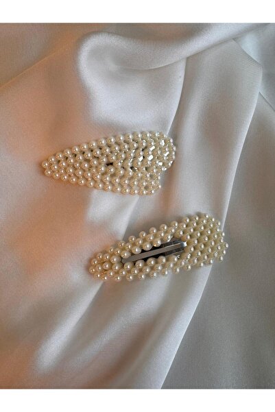 GIDI GIDI SHOP 2 قطعة من مشابك السياج الجانبية ذات الحبيبات اللؤلؤية