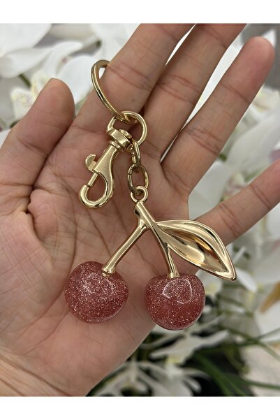 Mgs Mgsdizayn Cherry Model Keychain or Bag Charm (Pink Color)