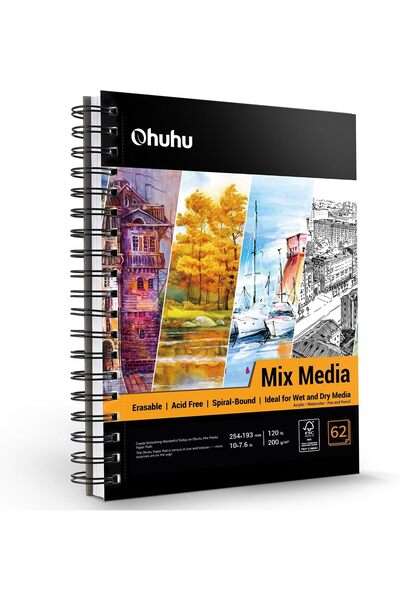 Ohuhu دفتر رسم متعدد الوسائط