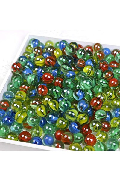 Generic 100 Pieces of Colorful Glass Marbles