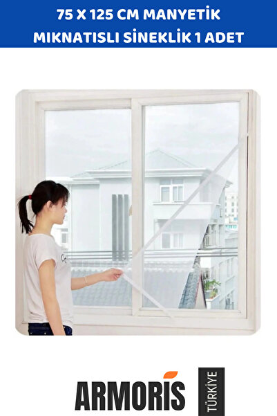 Armoris Yeni 75x125 Cm Kolay Kurulum Manyetik Mıknatıslı Ev Pencere İşyeri Ca...