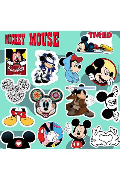 Clementine Jewellery Mickey Mouse Sticker Set |   Laptop Notebook Phone Stick...