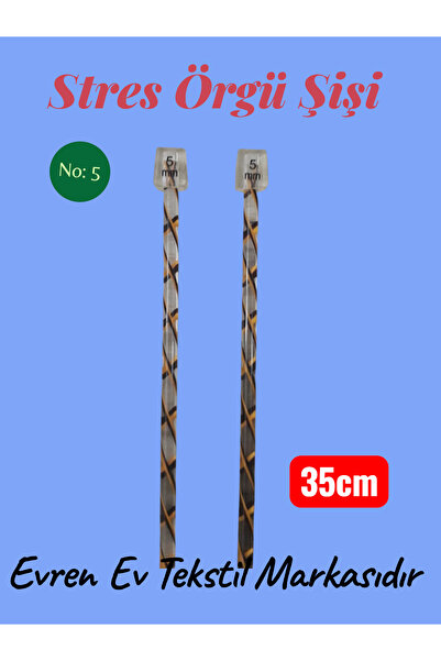 Evren Ev Tekstil STRES ÖRGÜ ŞİŞİ NO: 5