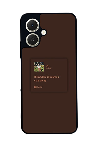 TECNO Spark GO2 Uyumlu Sarki Sozleri Tasarımlı Glossy Premium Kılıf