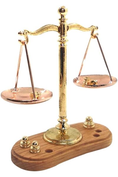 Generic ميزان صغير لبيت الدمى مع 6 أوزان