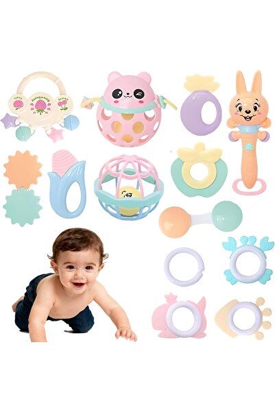 Generic Baby Rattles and Teething Toys Set