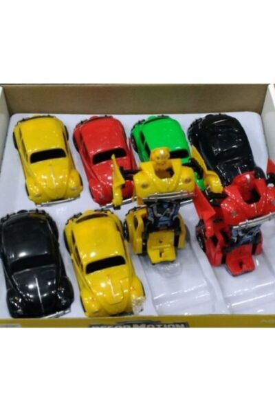 moontime alaçatı Çocuklar İçin Eğlenceli Robotlu Araba, Güçlü ve Şık Tasarım