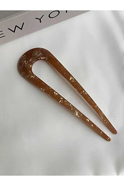 Twinssis Accessories Acrylic French Style Flat U Model Bun Hair Clip