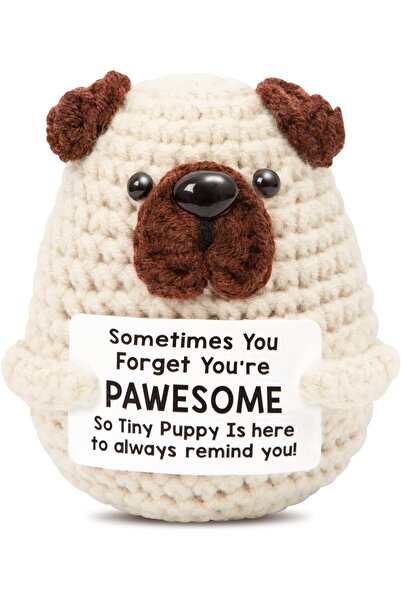 Generic Small Positive Crochet Dog