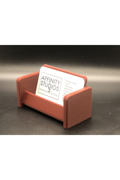 Della Koltuk Tasarımlı Kartvizit Standı kartlık– Dekoratif 3D Baskı Masa Üstü...