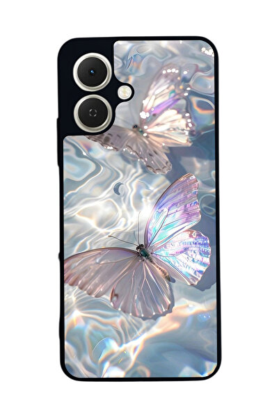 TECNO Spark GO2 Uyumlu Kelebek Tasarımlı Glossy Premium Kılıf