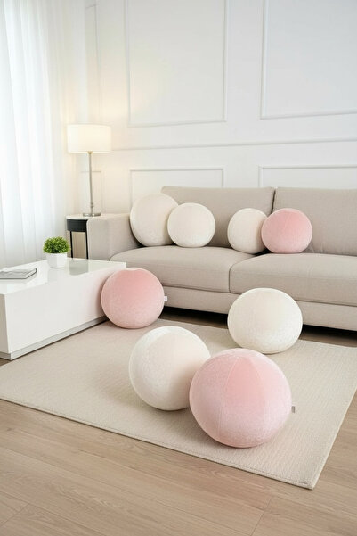 JACA Set de 3 perne decorative din catifea de dimensiune XXL, set de dimensiu...