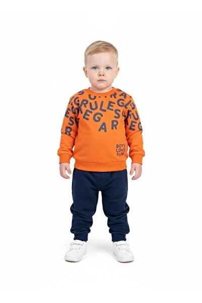 MRC BABY طقم أطفال مكون من قطعتين مع طباعة قواعد السلوك