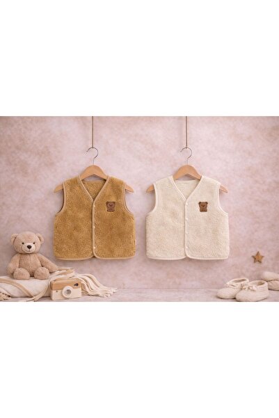 BESMİNO Welsoft Plush Baby Kids Vest