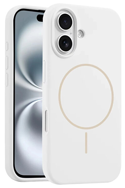 Joko Sptrns iPhone 16 Plus Case Jully Magsafe Cover (10009) - White