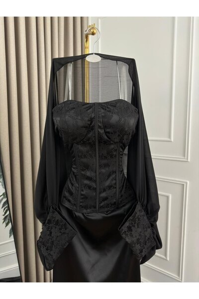 Maliha Fashion Eveline's black dress set