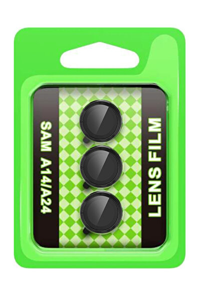 NewFace عدسة كاميرا سامسونج جالاكسي A24 4G رايز ميتال (04751) - أسود