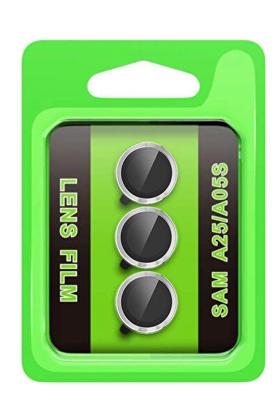 NewFace عدسة كاميرا سامسونج جالاكسي A25 5G رايز ميتال (04740) - فضي