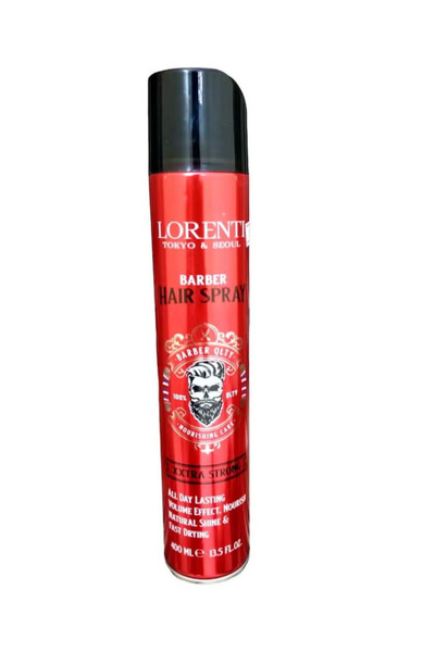 LORENTİ Men's Hairspray Extra Strong Formula 400ml