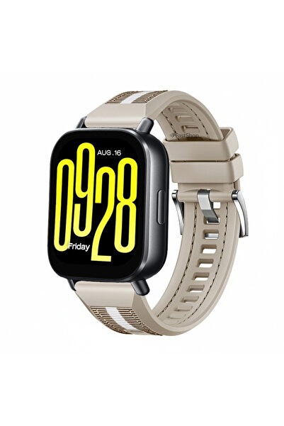 MMP SHOP سوار رياضي من السيليكون بتصميم أنيق ومشبك معدني متوافق مع ساعة شاومي...