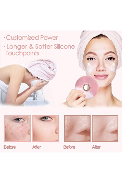 Doco V001 Smart Sonic Facial Cleansing Device With Dual Power Micro Vibration...
