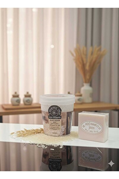 6 Beauty مقشر الجسم بخلاصة الأرز 200ج مع صابونة التيلندية من 6بيوتي لتبييض ال...