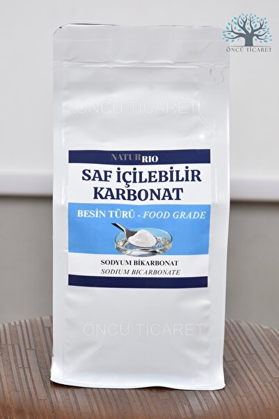 NATURRIO Saf Karbonat, İçilebilir Sodyum Bikarbonat 900 gr - İngiliz Karbonatı