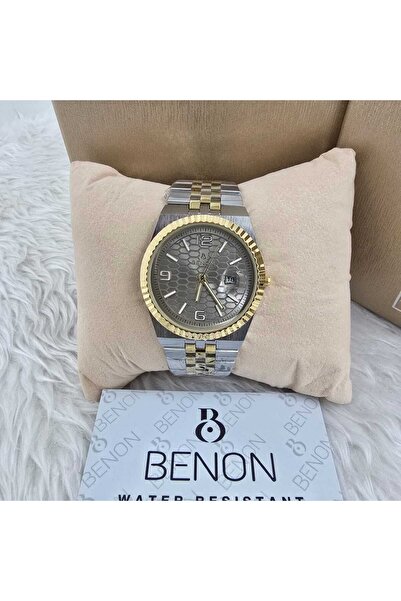 benon Binon Men's Luxury Watch – Stainless Steel with Date