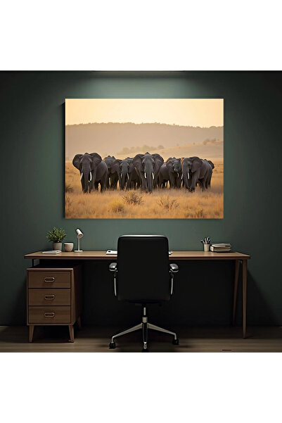 Printees Painting - Elephants