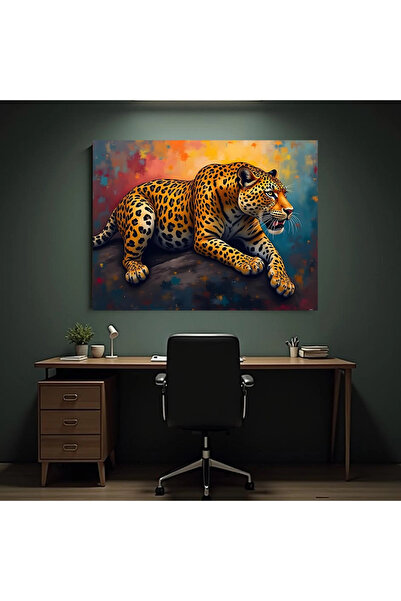 Printees Tablou - Leopard lenevind