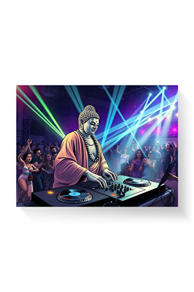 Printees Painting - DJ Buddha Party
