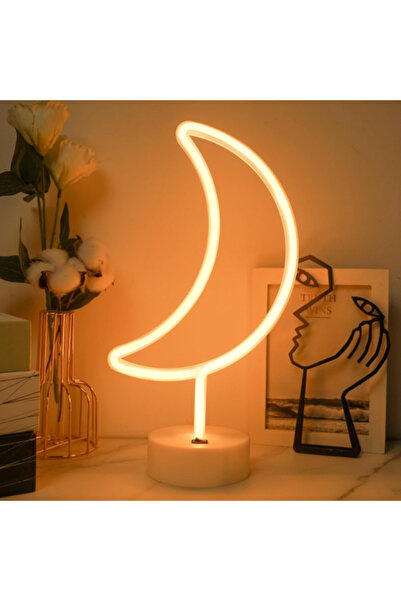 CT STONES Lampă LED Neon Lună