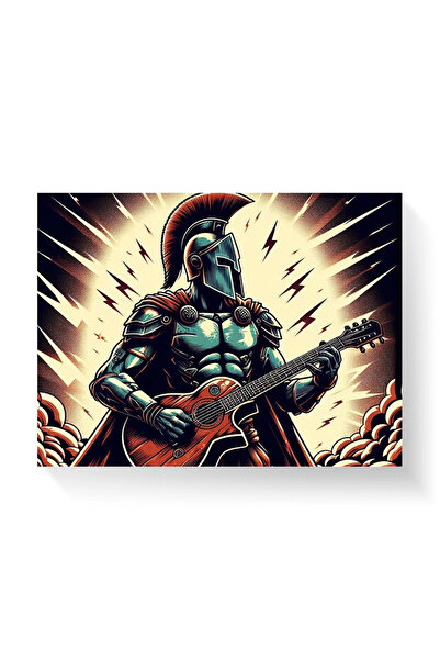 Printees Tablou - Chitarist spartan