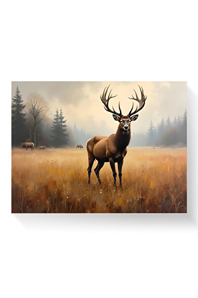 Printees Tablou - Un cerb - Canvas pe șasiu