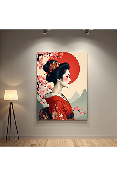 Printees Tablou Canvas - Portret de Geisha