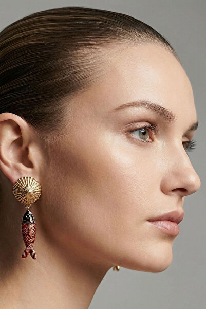 bacc Steel Fish Brand Model Women's Earrings Bcyj-251034