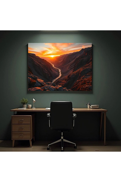 Printees Tablou - Apus de soare - Canvas pe șasiu