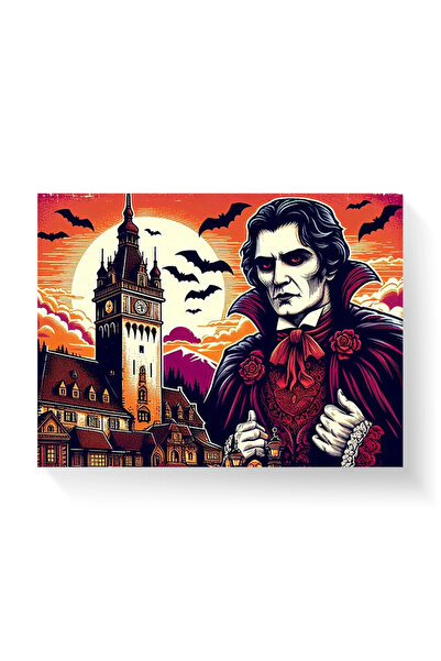 Printees Tablou - Dracula în Ardeal - Canvas pe șasiu