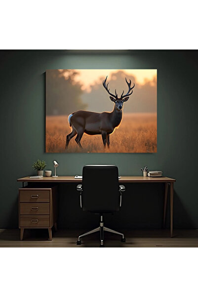 Printees Painting - Deer - Canvas on frame