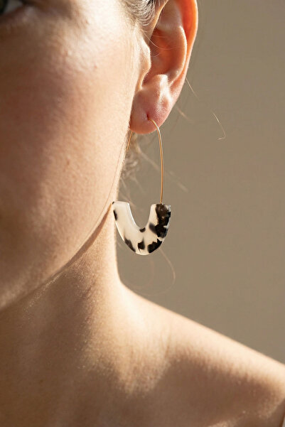 bacc Leopard Pattern Acrylic Dangle Women's Earrings Bcyj-251030