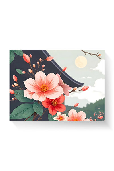 Printees Tablou - Flori stil japonez