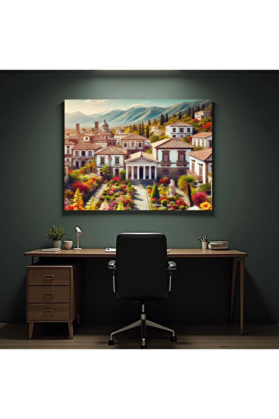 Printees Tablou - Vile lângă munte