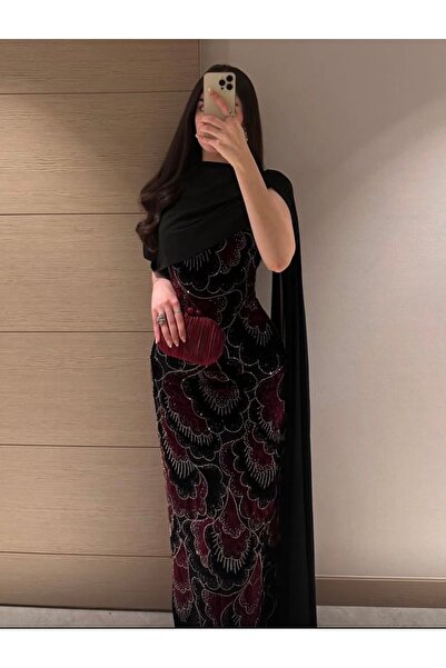 Joji Elegant velvet evening dress