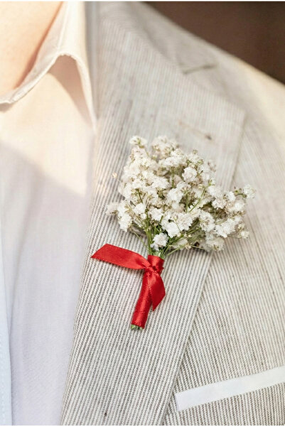 Massaltay مجموعة من قطعتين من زهور الزفاف للعريس والعروس، إكسسوار للخطوبة وال...