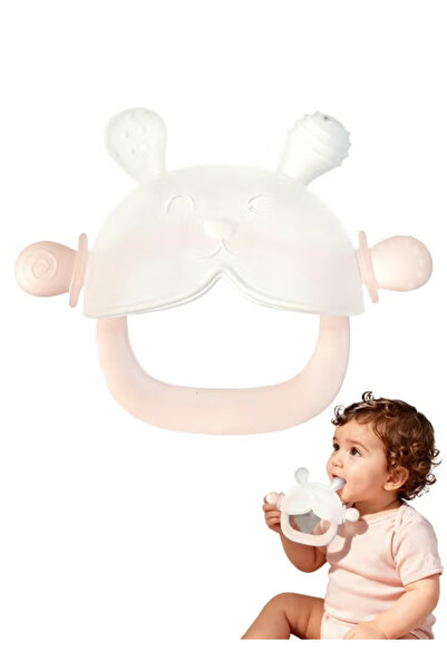 Generic Baby teething toy, food-grade silicone, organic teether, soft and saf...