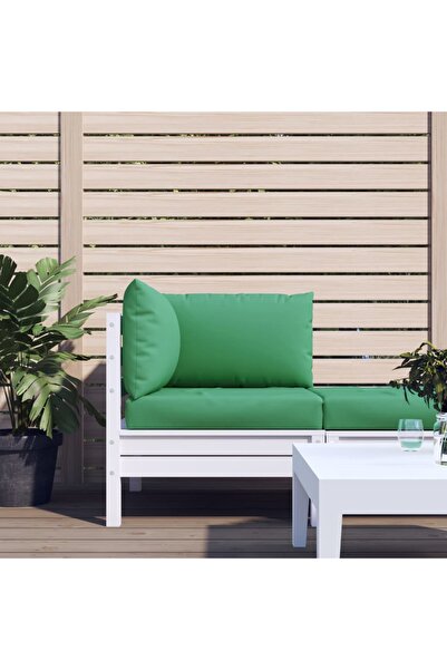 vidaxl Pallet Cushions 3 pcs Green Oxford Fabric