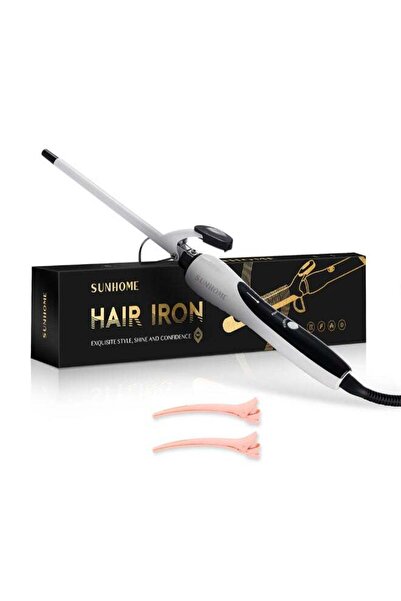 Sunhome Professional Thin Hair Curler 9mm White/Black