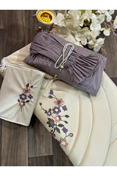 Generic Prayer mat with comfortable padded foam rug and Quran cover