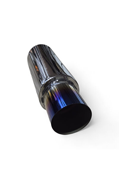 Universal Tobă de eșapament sport din oțel inoxidabil lustruit