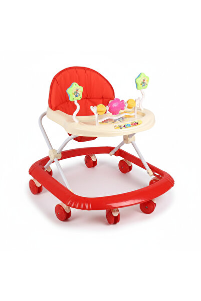 Baby Walker مشاية أطفال قابلة للطي مع 3 أوضاع ارتفاع قابلة للتعديل من عمر 6 إ...